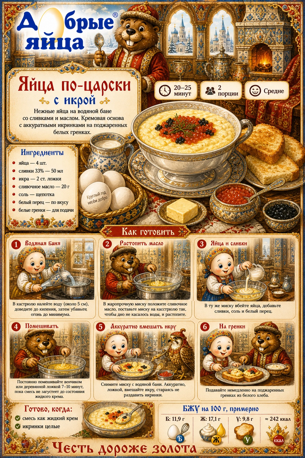 Яйца по-царски