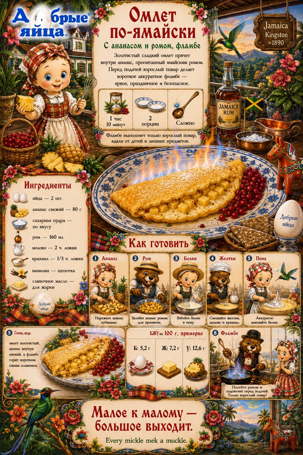 Омлет по-ямайски